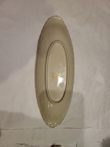 Vintage Lenox Butter Dish Oval Gold Trim Made In The USA - Picture 3 of 4