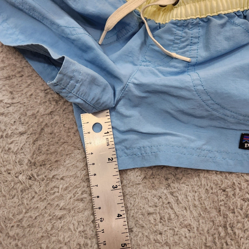 Patagonia Shorts Kids XS Blue Costa Rica Baggies Unlined Quick Drying 2.5" - Picture 7 of 11