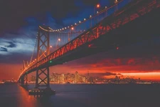 GOLDEN GATE BRIDGE  PRINT/POSTER SATIN PHOTO PAPER OR  CANVAS T508