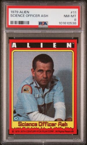 1979 Topps Alien - 11 Sciencer Officer Ash - PSA 8 NM-MT - Picture 3 of 4