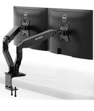 EVEO Dual Monitor Arm- Ergonomic Monitor Stands for 2 Monitors for 10" - 35"