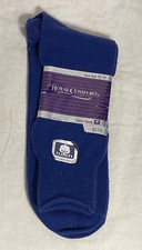 Vntg - Royal Comfort Men's Cotton Dress Socks - Blue. 1 pair USA