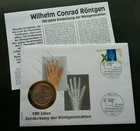 Germany 100 Years X-Ray 1995 Skeleton Bone Medical Hand FDC (coin cover) *rare