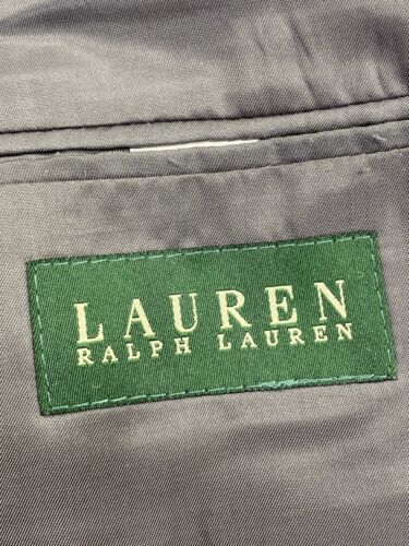 Lauren Ralph Lauren Suit Coat 100% Wool Mens Sz 46L Gray Prince Of Wales Check - Picture 3 of 16
