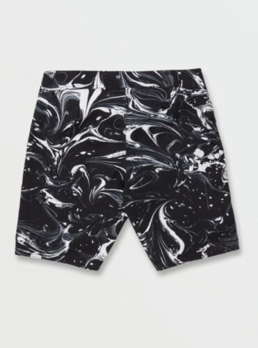 VOLCOM Men's MARBLE MOD 19 Boardshorts - BLK - Size 34- NWT - LAST ONE LEFT - Picture 4 of 4