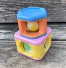 TOLO PASTEL STACKABLE BABY BLOCKS SET OF 2
