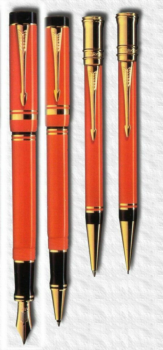 H*N様 PARKER DUO FOLD ROLLER BALL PEN Parker Duofold Pen Set Special Edition Fountain Rollerball