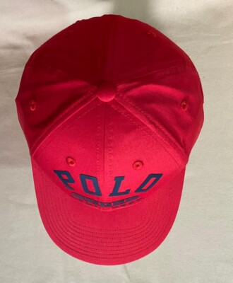 Polo Ralph Lauren Men's POLO 1993 Baseline Twill Ball Cap Hat Red