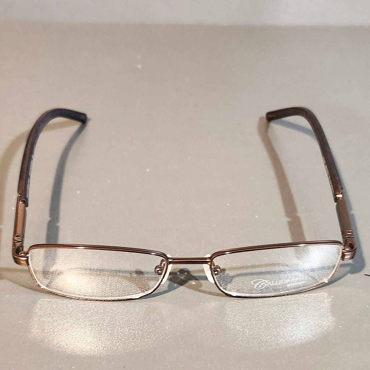 ●ONE BRILLIANT● TruOB539Beige 5009360807 CALLIGRAPHY HEMINGWAY Shiny Brown 52-16-140 Rectangular