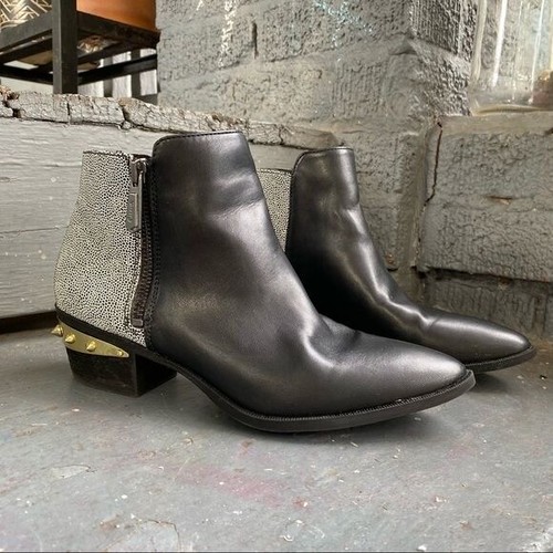 sam edelman silver booties