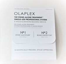 OLAPLEX SINGLE-USE PROFESSIONAL SYSTEM TREATMENT - STEP 1  STEP 2