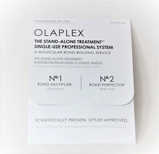 OLAPLEX SINGLE-USE PROFESSIONAL SYSTEM TREATMENT - STEP 1 & STEP 2