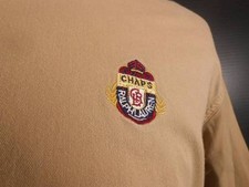 Nice Men's Medium Ralph Lauren Chaps Light Brown Long Sleeve Button-Down Shirt