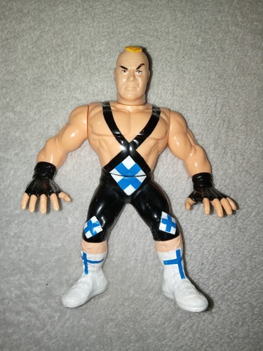 RARE WWF Hasbro NICE Ludvig Borga Green Card VTG F...