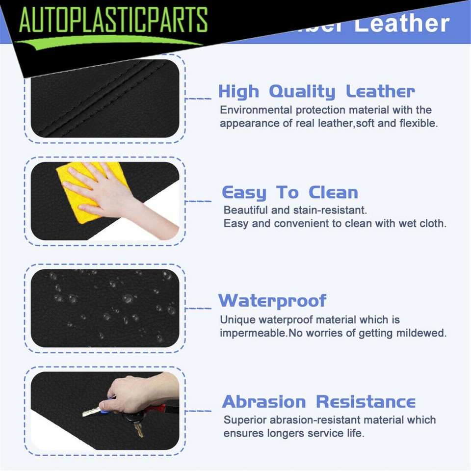 Fit For 98-10 VW Beetle Door Panel Insert Card Leather Cover Fit For 98-10 VW Beetle Door Panel Insert Card Leather Cover