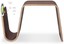 kardiel scando mid-century modern plywood side table, walnut wood