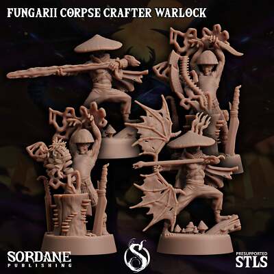 3D Printed Sordane Publishing Fungarii Corpse Crafter Warlock Monster Mayhem II