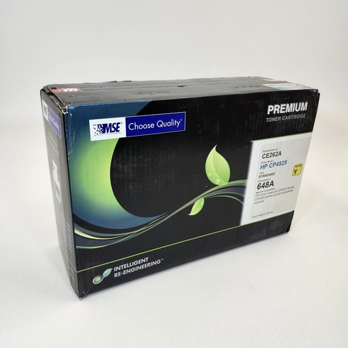 MSE Toner Cartridge Yellow CE262A HP CP4525 648A Color LaserJet CP4520 CP4525