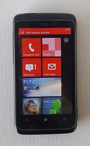 RETRO COLLECTABLE HTC 7 TROPHY TOUCH SMART MOBILE PHONE and Box, Charger, Cable - Picture 3 of 14