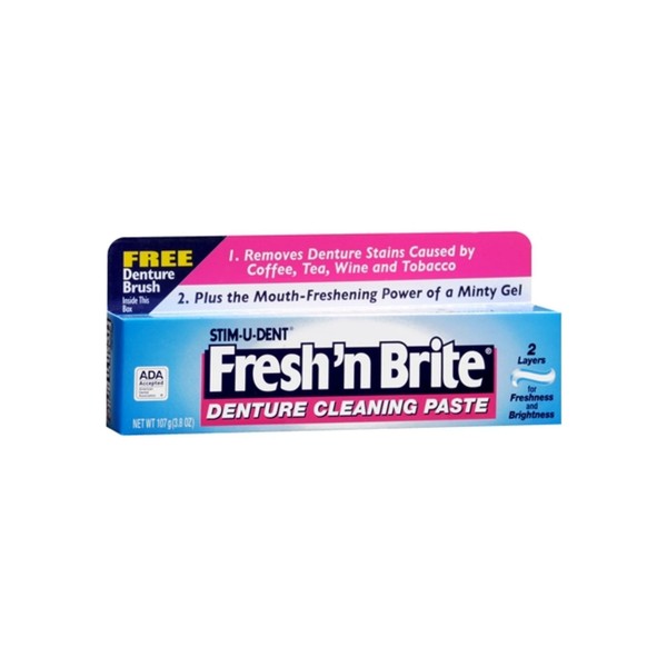Fresh 'n Brite Denture Cleaning Paste 2 Count for sale online eBay