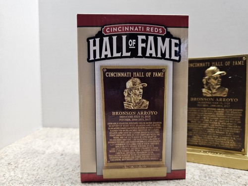 Bronson Arroyo Cincinnati Reds MLB 2023 Reds Hall Of Fame Statue NIB - Picture 7 of 12