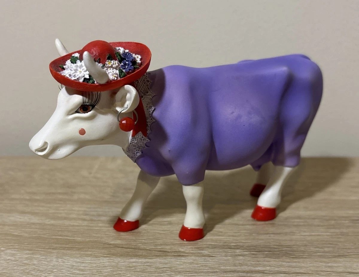 2004 cow parade 置物 Vintage Westland Cow Parade Ceramic Figurine~ #7248~ 'udder