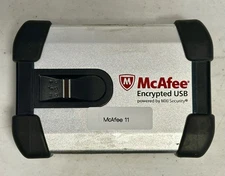 McAfee 250GB Encrypted USB Hard Drive w/Fingerprint | Not Enrolled | Ready!