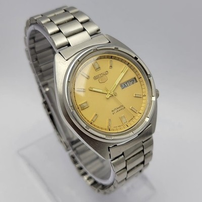 Seiko 5 Automatic 7019-8080 Day/Date 21 Jewels Vintage Japan Men's Watch