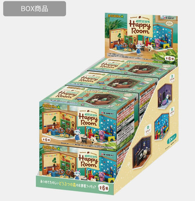 [Japan Limited] Nintendo Animal Crossing Happy Room BOX Set of 6 Exclusive Gift
