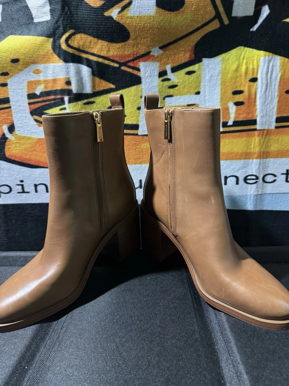 Stivaletti eleganti MICHAEL Michael Kors donna Regan con zip laterale taglia 8M