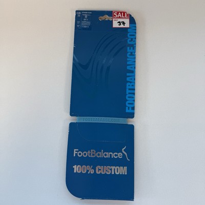 Footbalance 100% Custom Dynamic Einlegesohlen Dynamic Blue EUR 36 UK 3 NEU