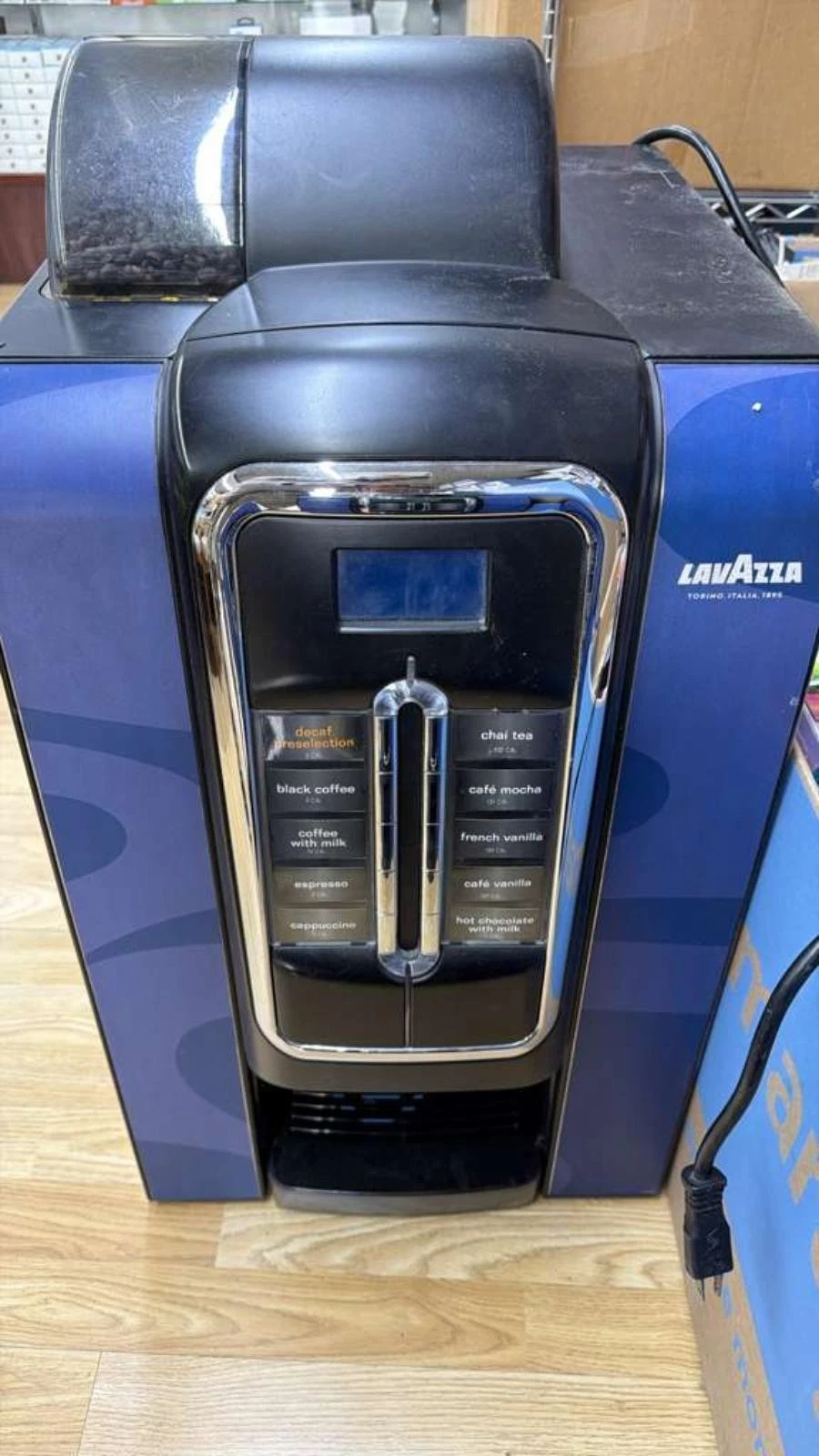 Lavazza Commercial Espresso Cappuccino Coffee Vending Machine Bean to Cup Brewer
