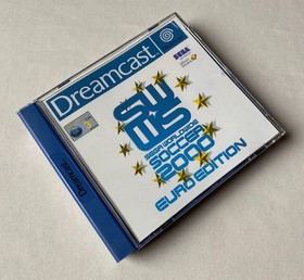 SEGA Dreamcast - SWWS 2000 SEGA WORLDWIDE SOCCER EURO EDITION - PAL. CIB. Tested