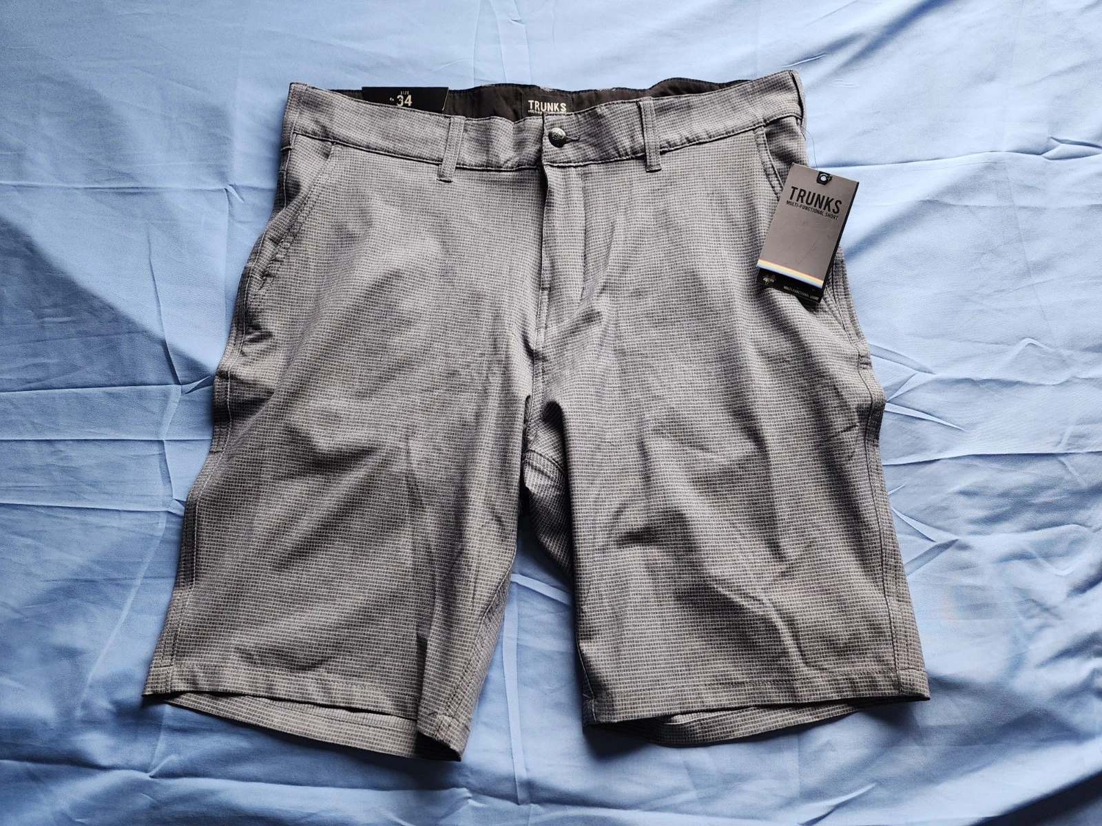 TRUNKS MEN'S MULTI-FUNCTIONAL SHORT 4-WAY STRETCH , QUICK DRY TECHNOLOGY, EASY