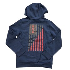 NWT Zelos Navy USA Hoodie Boys Size 7