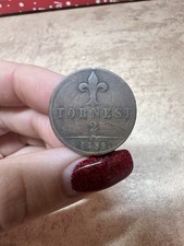 MONETA REGNO DELLE DUE SICILIE FRANCESCO II 2 TORNESI 1859 LL