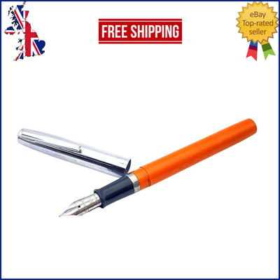 VINTAGE SHEAFFER SCHUL FÜLLFEDERHALTER IN ORANGE FEINE FEDER MADE IN USA 1960`S