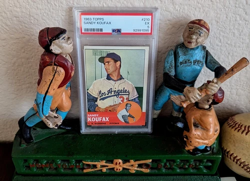 1963 HOF SANDY KOUFAX PSA 5 O/C