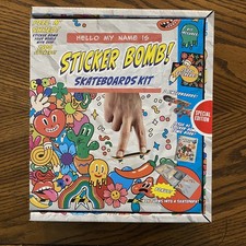 Sticker Bomb Skateboards Kit Special Edition 1500 Stickers 2 Fingerboards Park