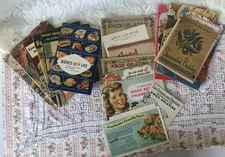Vintage Cook Books Lot Collection Spry Knox Bakers Chocolate 1940's Farmhouse
