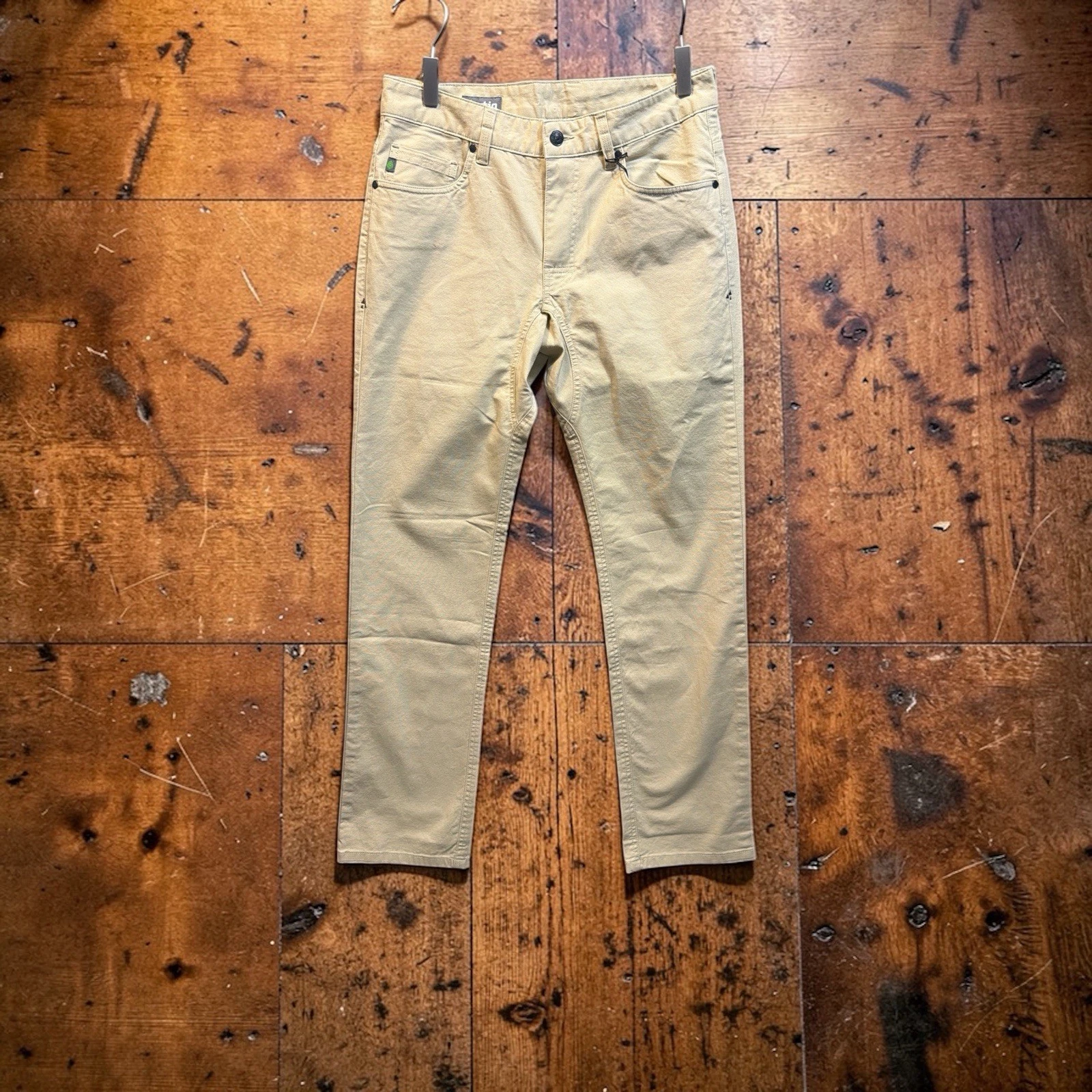 NEW Stio Rivet Canvas Pant Men's Size 30R Faded Oak Organic Cotton