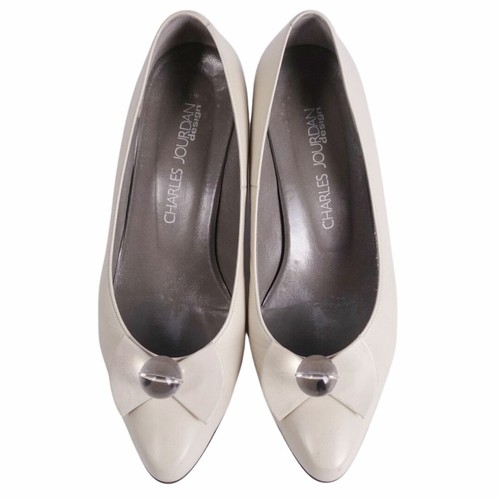 Charles Jordan JOURDAN PUMPS Leather HEELS Shoes Womens 6 (23cm) Used MOLO-0 - Picture 4 of 9