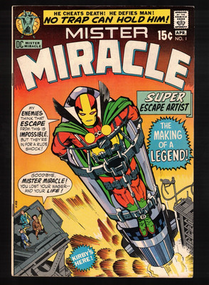 Mister Miracle #1 1st Appearance! Jack Kirby 4th World VF 1971 DC
