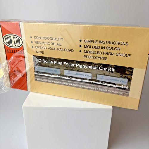 KIT ADICIONAL de alerón de combustible escala HO Con-Cor 001-002911 con calcomanías Burlington Northern | Zustand: Used