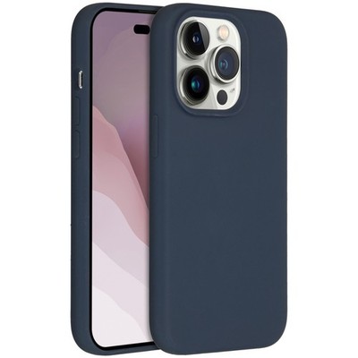 Accezz Liquid Silikoncase mit MagSafe Apple iPhone 14 Pro - Dunkelblau