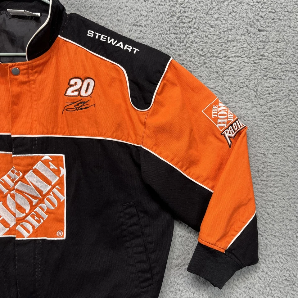 Home Depot Racing Jacket Mens XL NASCAR Tony Stewart #20 Winner's Circle 80s 90s - Image 4 of 4
