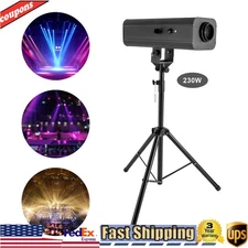 6 Color LED Follow Spot Light DJ Party Theater Disco Stage Spotlight with Stand