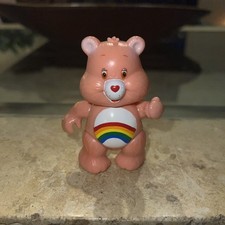 Vintage Poseable Care Bears - Cheer Bear IDC