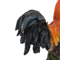 Rooster Rooster Chicken Figurine Resin Chicken Statue Garden Ornament Farm Anima