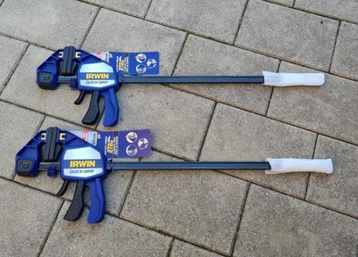 IRWIN Einhandzwinge Quick Grip Spannweite 600 mm 2 St. NEU & OVP 